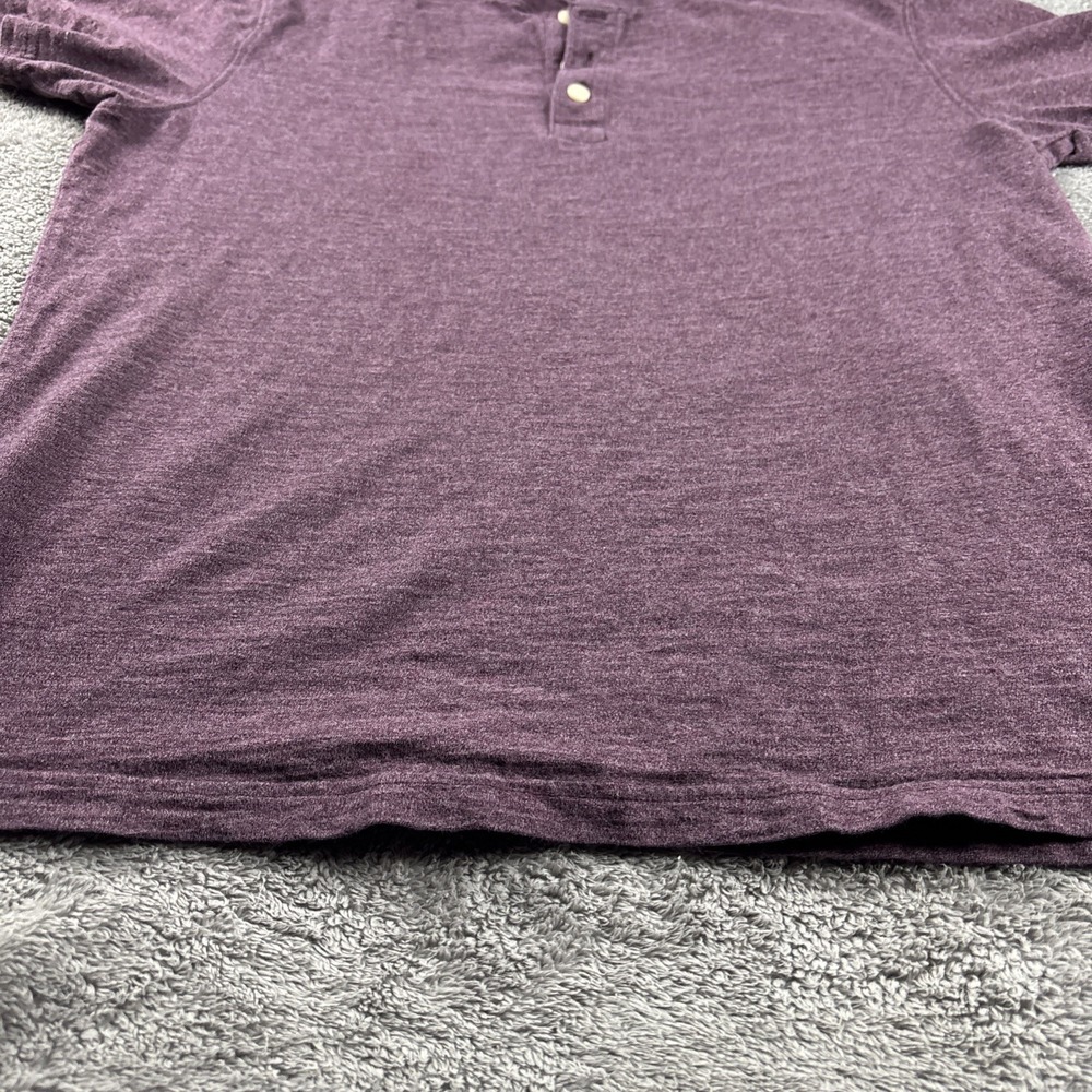 American Eagle Polo Shirt Mens‎ Medium Purple Super Soft Standard Fit - Picture 2 of 11